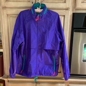 Woolrich blue windbreaker mens sz M LN